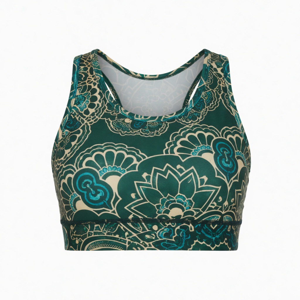 AUM printed sports bra